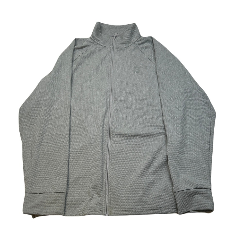 Bench Urbanwear Full Zip Jacket Mens XL Grey Track Athletic Lightweight‎